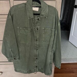 We the free denim jacket NWOT